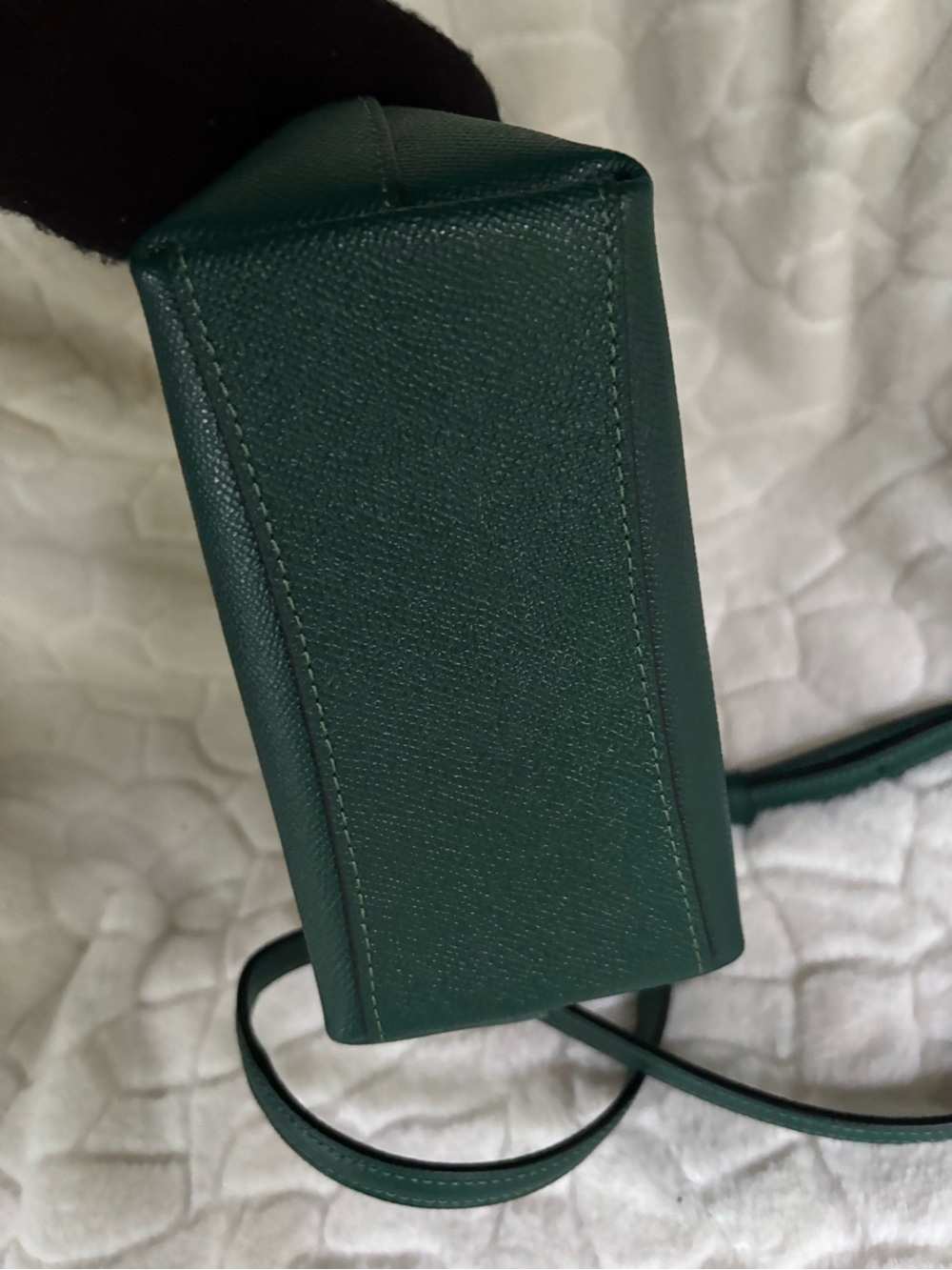 Coach Zip Tote Crossbody Bag Emerald Green - Picture 6 of 14